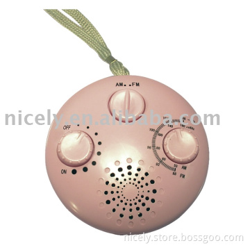 FM/AM shower radio with speaker have good looking